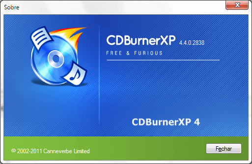 Programa CDBurnerXP