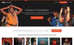 Aplicación Soundcloud para escuchar música